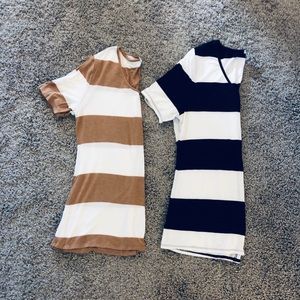 NWOT striped Old Navy tees. Size L.